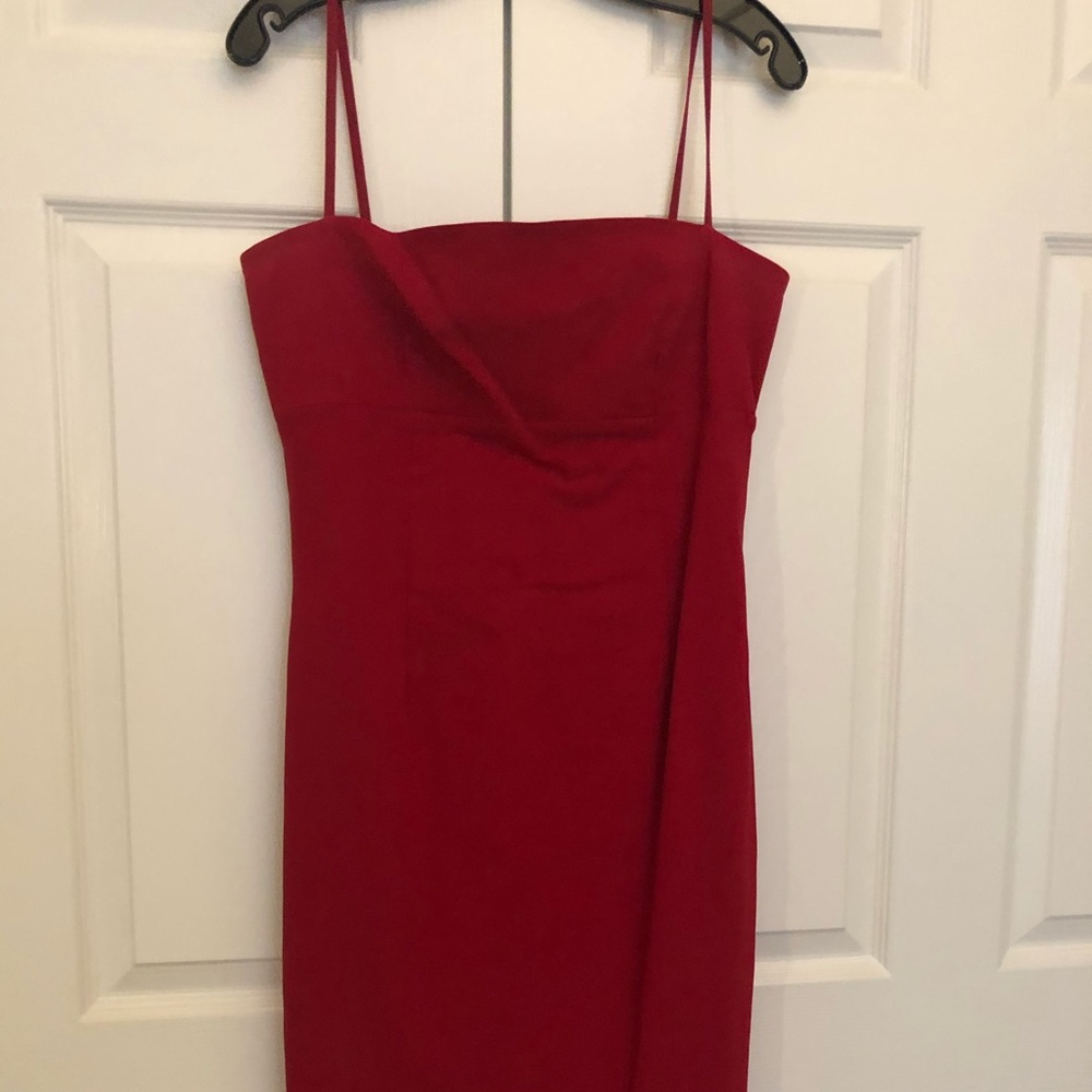 Red Dress with Spaghetti Strap